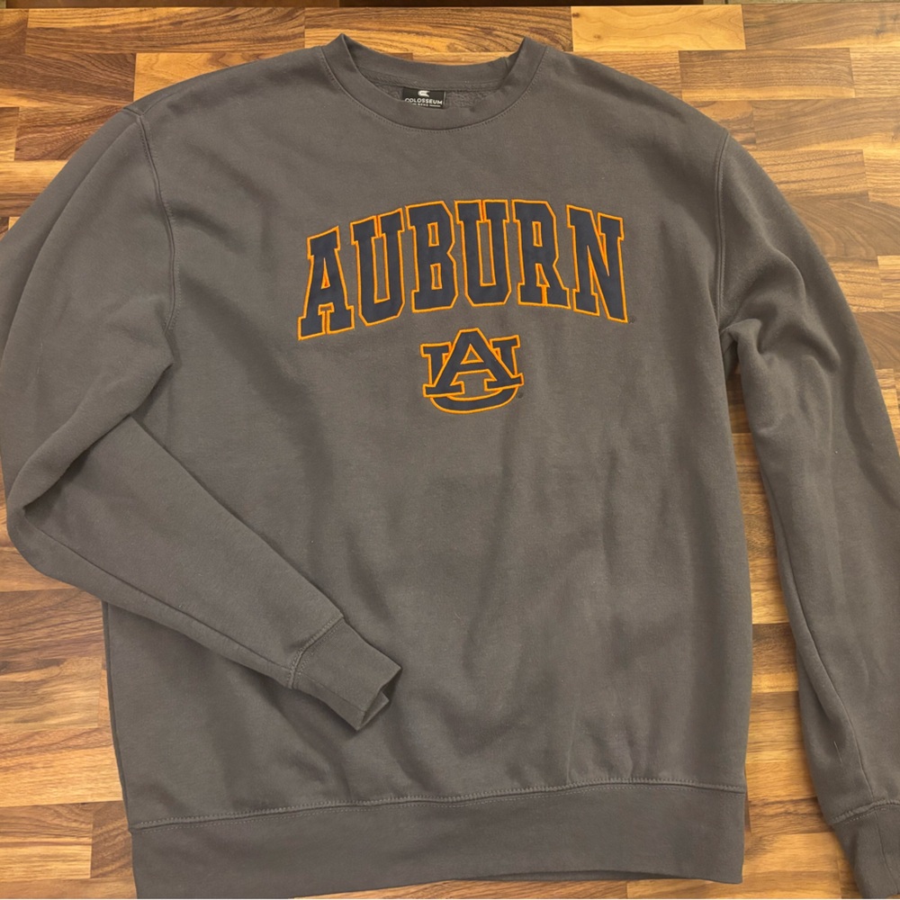 Colosseum Auburn Dark Gray Unisex Sweatshirt